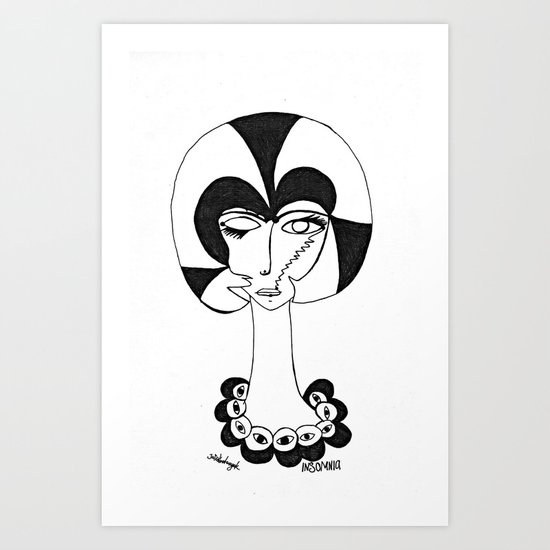 Insomnia Art Print