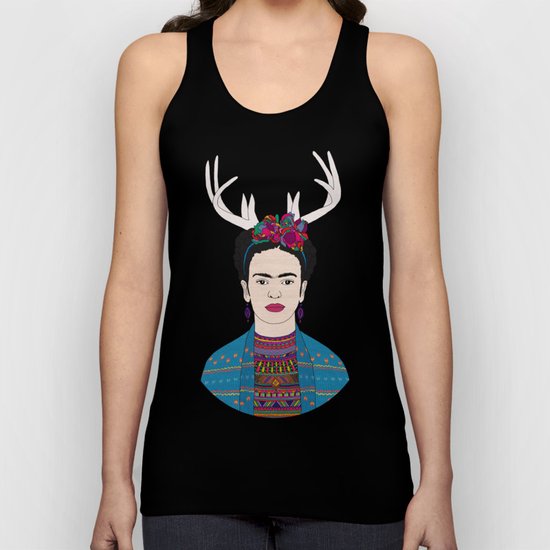 DEER FRIDA Unisex Tank Top