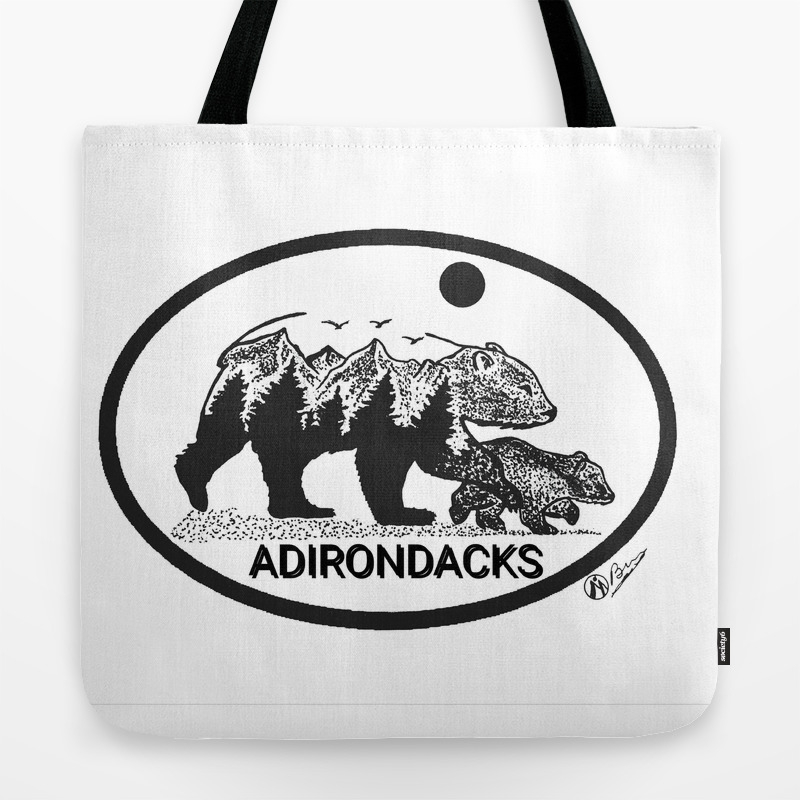 Adirondack Mama Baby Bear Cub Adirondacks Adk Black Bear Art