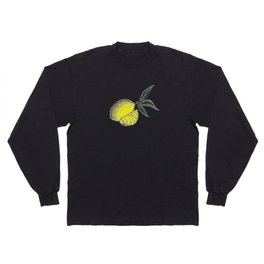 Lemon Fruit Retro Lemonade Long Sleeve T-shirt