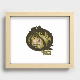theory of evolution Recessed Framed Print