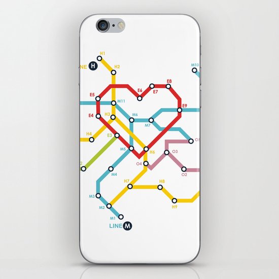 Home Where The Heart Is iPhone & iPod Skin