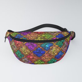 Jewels Moroccan pattern design Fanny Pack
