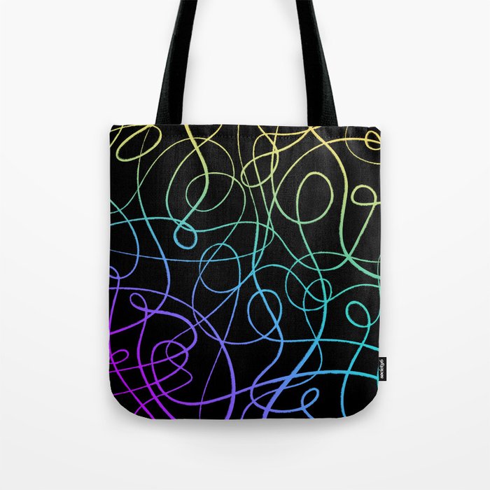 Colorful Doodles Tote Bag