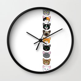 Happy Cats Wall Clock
