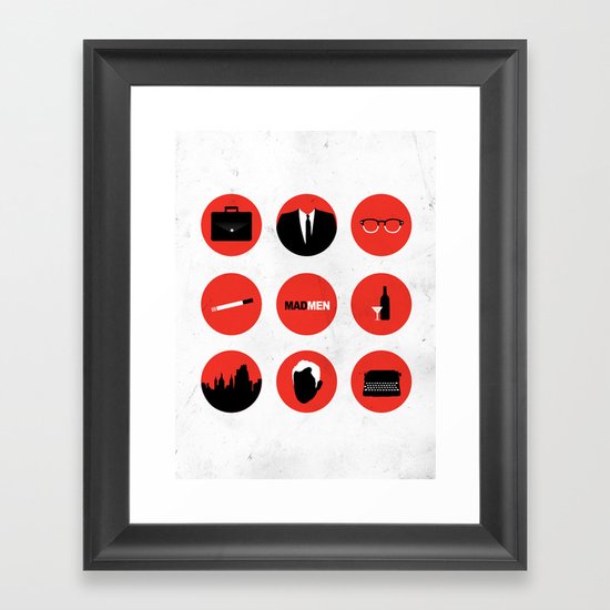 Mad Men Framed Art Print