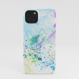Stream of Consciousness watercolor iPhone Case