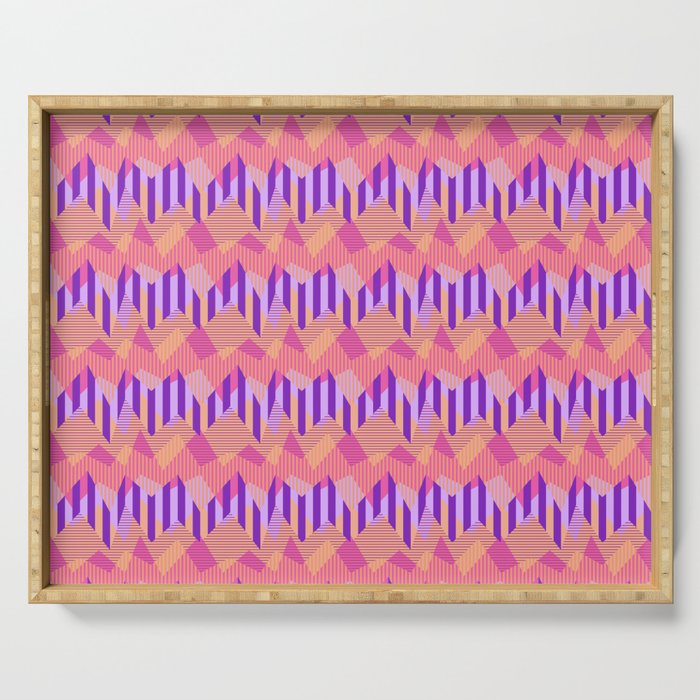 ZigZag All Day - Pink Serving Tray