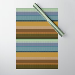 Abstraction_PRIMITIVE_RISING_LINE_COLOR_PATTERN_POP_ART_0330A Wrapping Paper