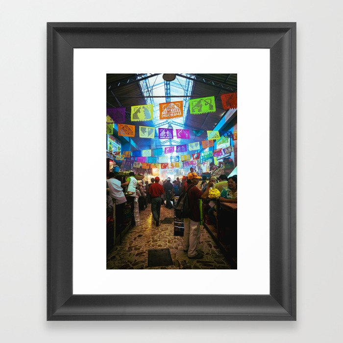 Mexican Market Framed Art Print