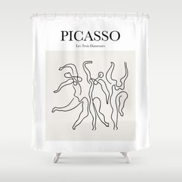 Picasso - Les Trois Danseuses Shower Curtain