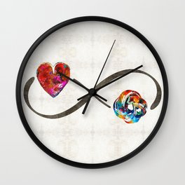 Infinity Love Knot - Always And Forever - Sharon Cummings Wall Clock