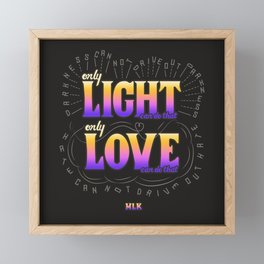 Love:Light Framed Mini Art Print