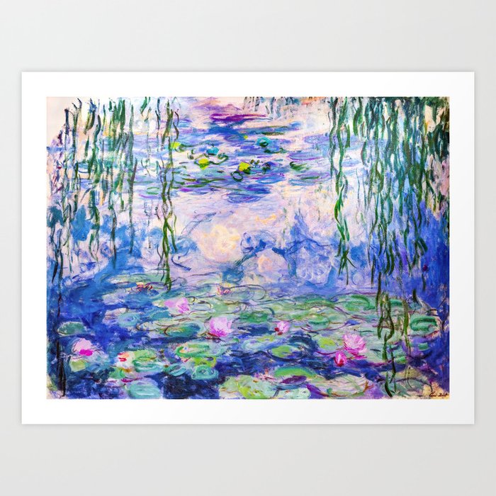 Claude Monet - Water Lilies / Nympheas 1919 Art Print