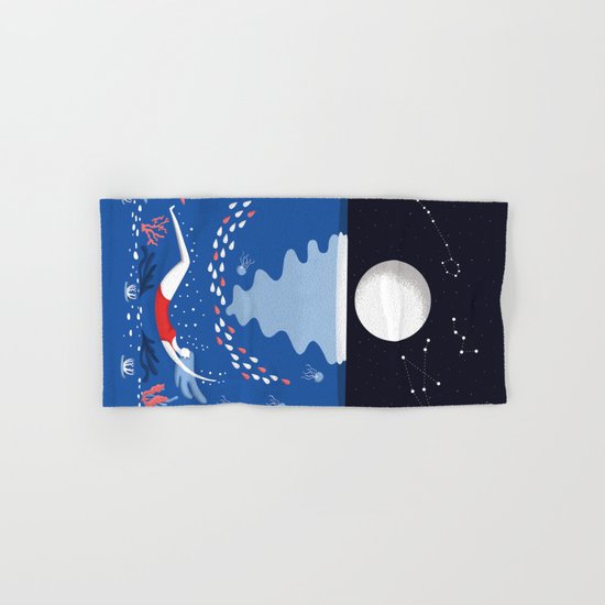 Ocean Flora Hand & Bath Towel