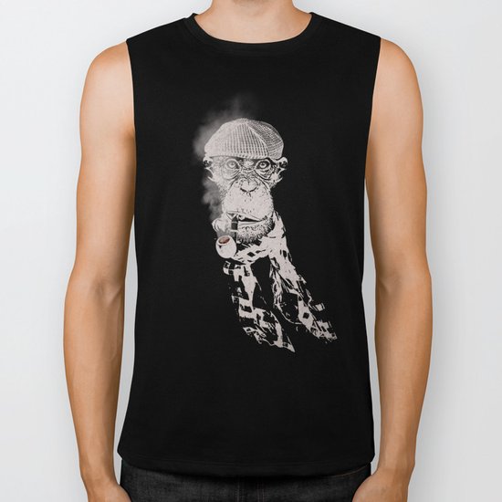 The Coffee Shop Philosopher Biker Tank