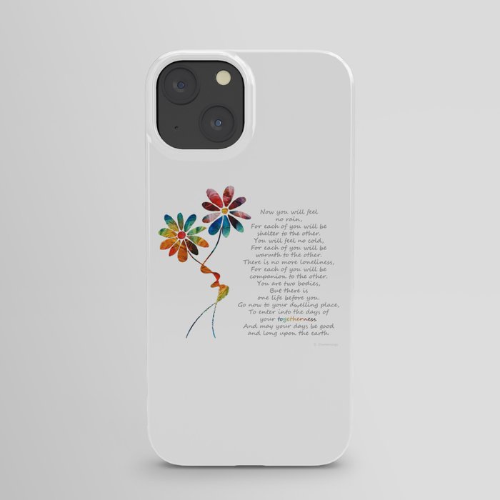 Togetherness - Flower Romantic Love Art iPhone Case
