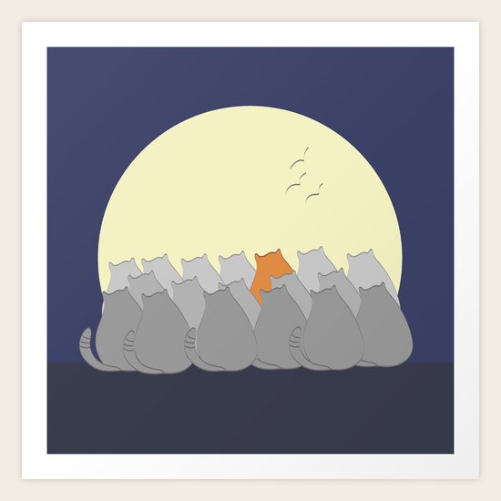 cats Art Print