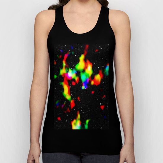 Colorful SPACE Unisex Tank Top