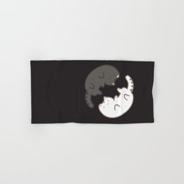 Yin Yang Kitty Hand & Bath Towel