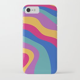 far out waves_90s palette iPhone Case
