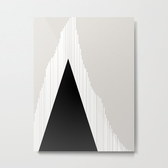 Abstract Mountain Metal Print