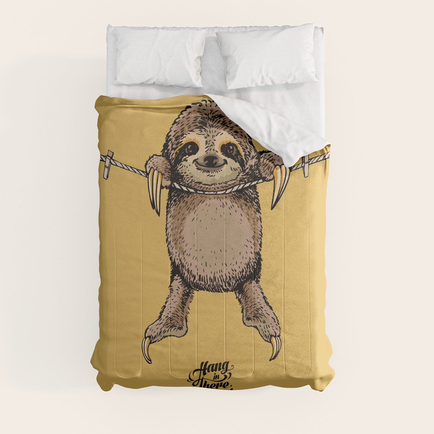 sloth baby comforter
