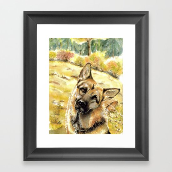 Rex Framed Art Print