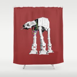 Where Y'AT-AT  Shower Curtain