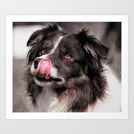 French Kiss for Anyone Art Print