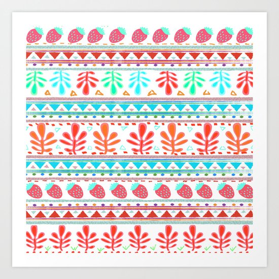 FRESAS DE PRIMAVERA Art Print