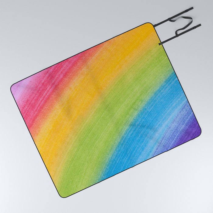 Rainbow Picnic Blanket