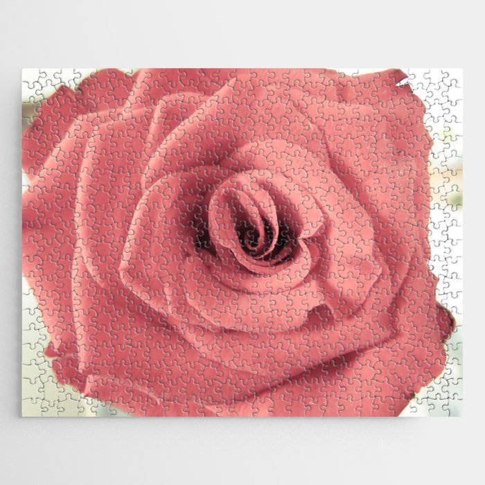 Pink rose Jigsaw Puzzle