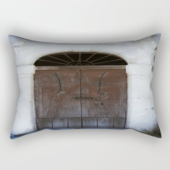 Old door II Rectangular Pillow