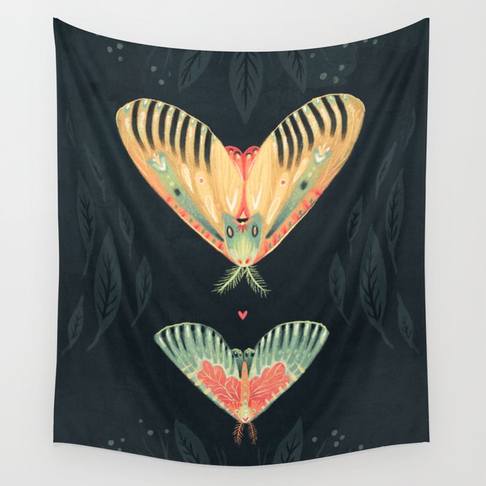 Moth Wings I Wall Tapestry