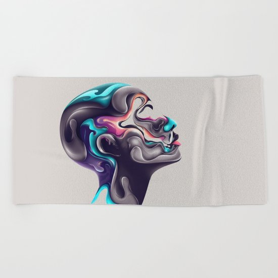 Abstraction Beach Towel