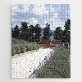 Lavender Garden Jigsaw Puzzle