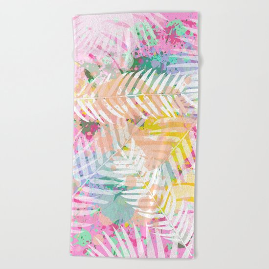 Tropical Juice 2 Beach Towel