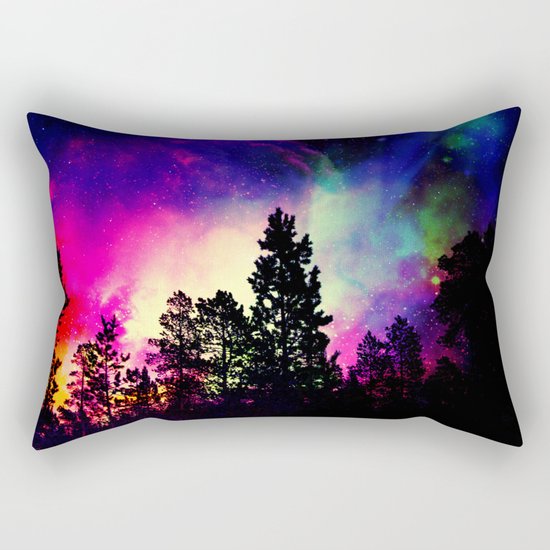 Nebula forest Rectangular Pillow