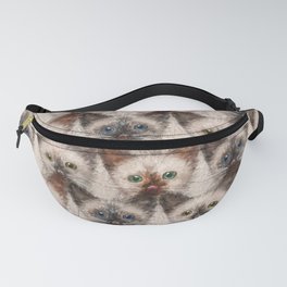 Triple Siamese Cats Fanny Pack