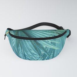 Tropical Jungle Palm Leaves in Green Fanny Pack