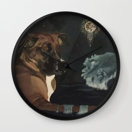 Jango and the Dreamcatcher Wall Clock