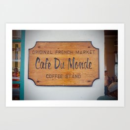 Cafe Du Monde New Orleans Photography Art Print