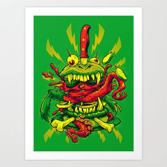 BEASTBURGER Art Print