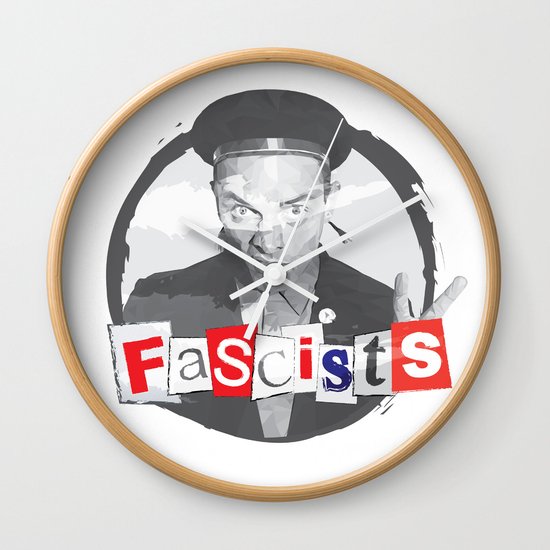 FASCISTS Wall Clock