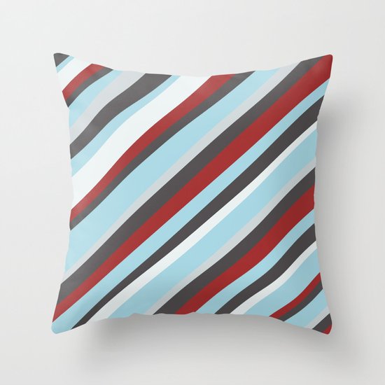 Diagonal : Pattern Throw Pillow