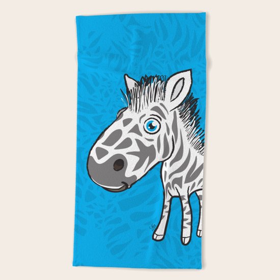 Zebra Beach Towel