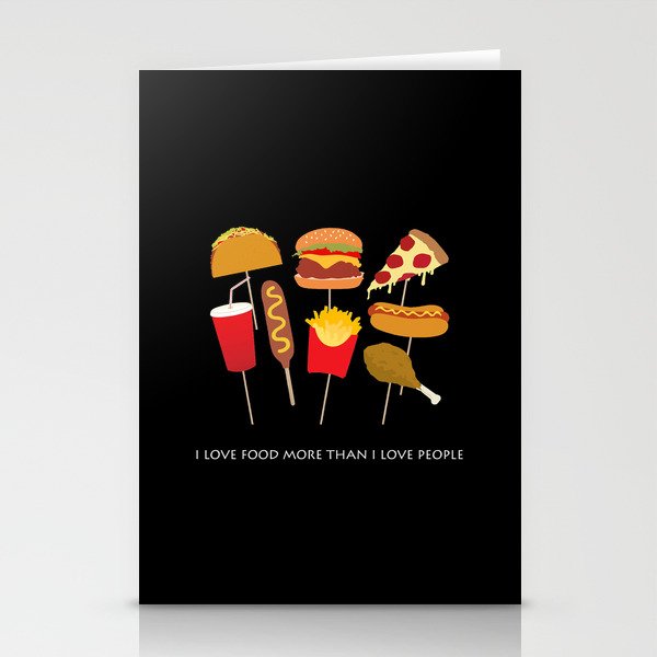 food people Stationery Cards