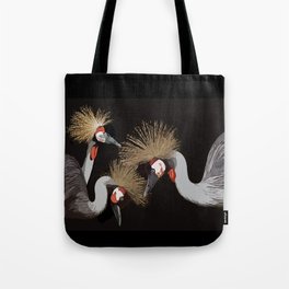 Crested cranes Tote Bag