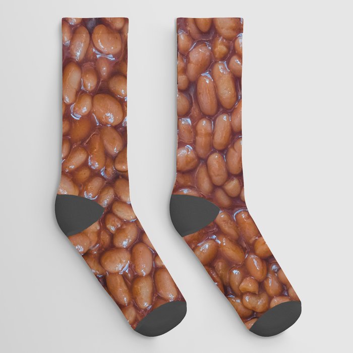 Baked Beans Pattern Socks